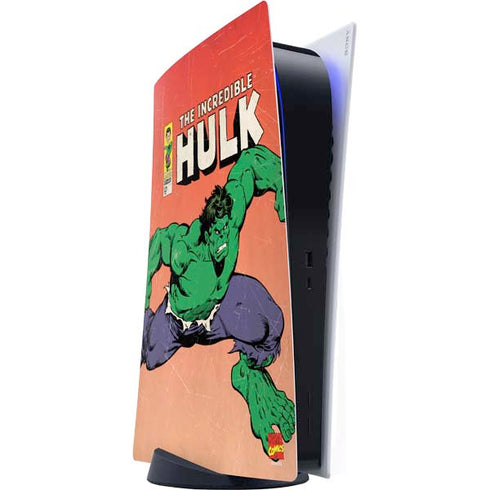 Marvel Classic Comics The Incredible Hulk PS5 Digital Edition Console Skin